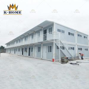 Quality 2 Story Flat Pack Temporary Portable Steel Structure Accommodation wholesale