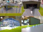 Long Lasting Iron Steel Structure Hangar Buildings Fire Resistant