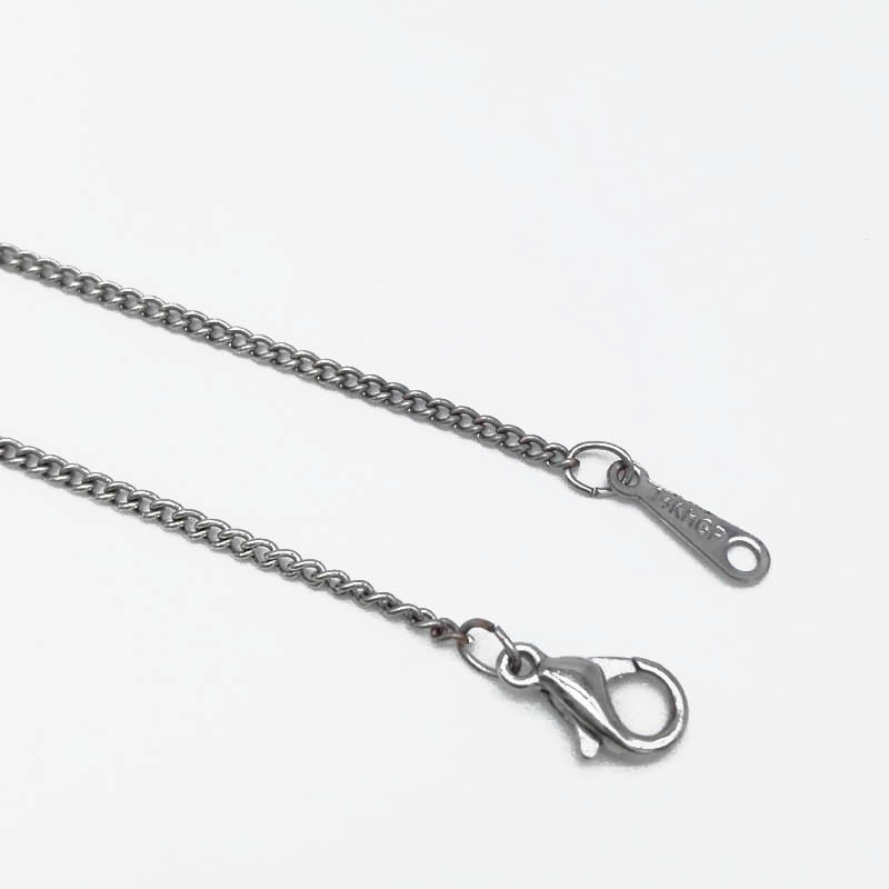 Love Wish Pearl Silver Plated Iron Chains DIY Jewelry Necklace