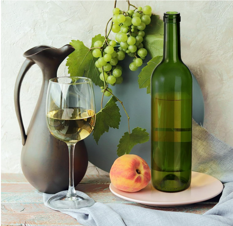 100ml 250ml Tall Thin Cylindrical Olive Oil Bottle with Cork in Clear Food Grade Glass