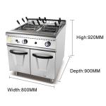 Powerful 800×900×850 70 Gas Restaurant Cooking Equipment with LPG/NG 31 Power