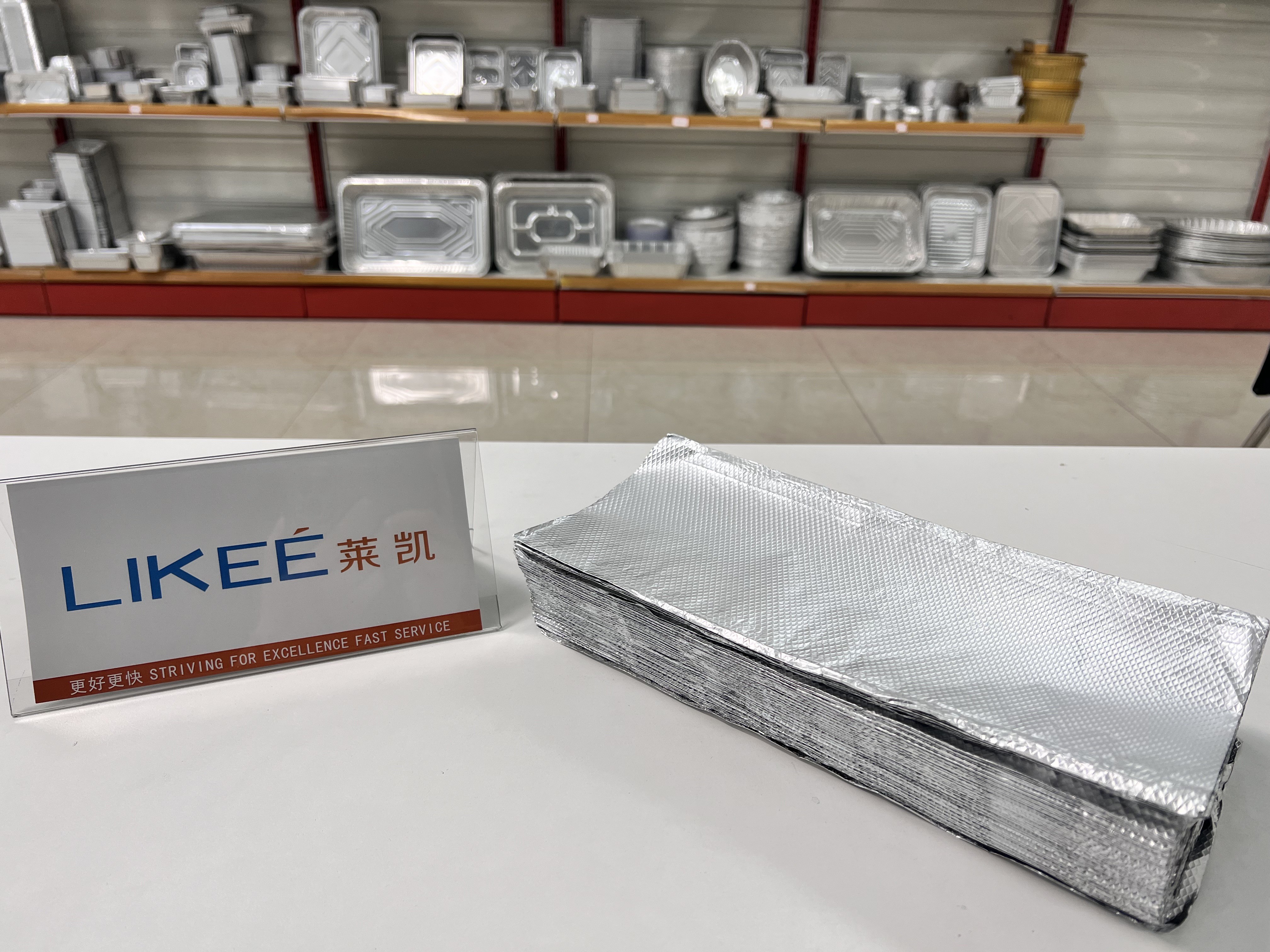 High Efficiency V Shape Aluminum Foil Pop Up Sheets Machine For Catering Food
