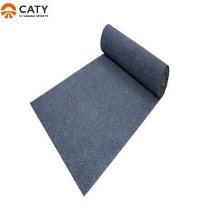 Quality ROHS Nontoxic Heavy Duty Gym Matts , Sound Absorbing Fitness Flooring Commercial wholesale
