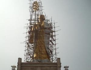 Quality 12 meters high bronze bodhisattva,Largest Ksitigarbha buddha sculptures wholesale