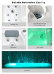 27pcs Jets 2 Lounges Outdoor Spa Hottub Whirlpools Massage Hot Tub