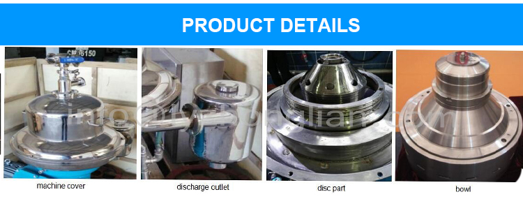 Disc Plate Centrifugal Separator Machine For Coconut Oil Separation