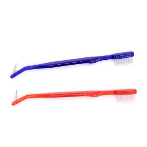 Quality V Shape Double Ended Orthodontic Toothbrush With Interdental Brush wholesale