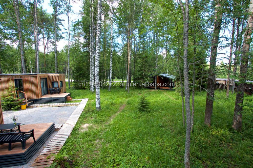Modified Shipping Container 20ft Luxury Prefab Wooden House with Kitchen Bathroom and Container Room Quick Installation