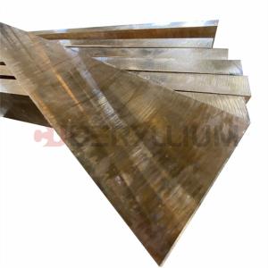 Quality Berylco 25 Material Beryllium Copper Plates 12x41x1000mm Formats wholesale