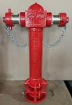 BS750 Vertical Fire Hydrant For Fire Protection Painted Red PN16 Pressure