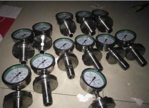 Quality Stainless steel corrosion proof diaphragm pressure gauge flang type YTP -100F wholesale