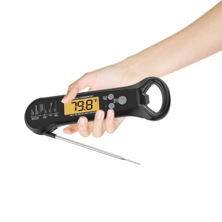 2022 New Digital Thermometer with Probe Folding Meat Thermometer for Cooking Household Thermometer