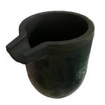 Smooth Finish Round Aluminum Alloy Melting Crucible Temperature Resistance