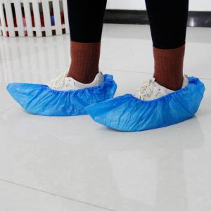 Quality PE Disposable Shoe Covers , Disposable Boot Covers Lightweight Easy Wearing wholesale