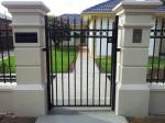 Customized Black Zinc Steel Metal Garrison Fence Panels Maintenance Free