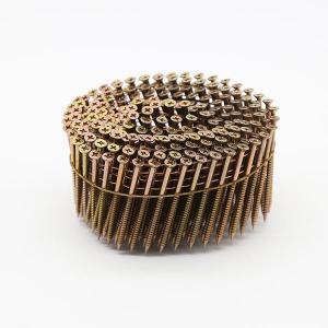 China stainless Steel Bright 15 Degree Framing Wood Pallet Coil Nail on sale
