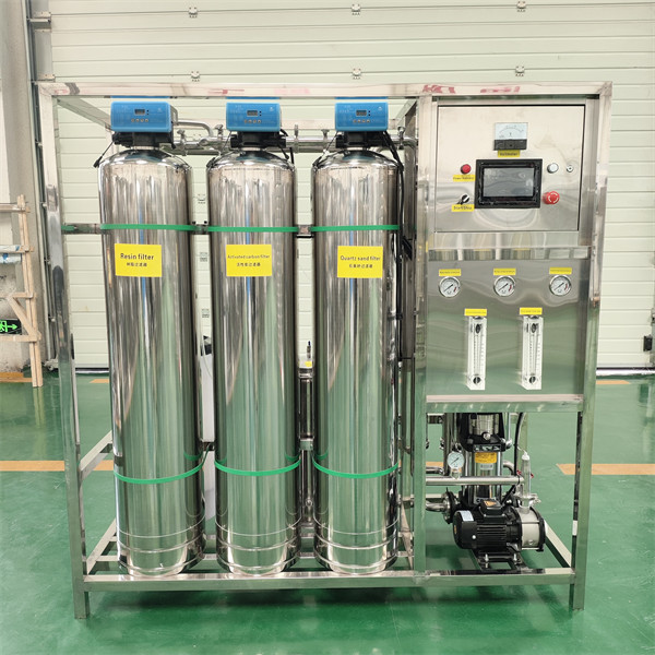 High Reliability 1T Commercial Water Purification Equipment Single Pole Three Tank