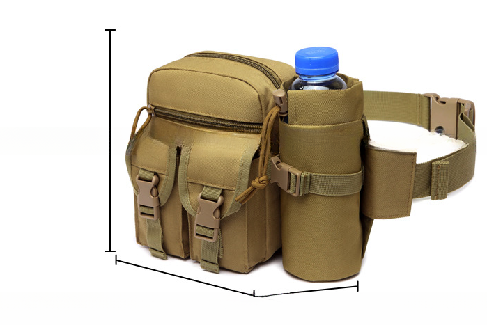 Lightweight Waterproof Oxford Cloth Waist Pack for Travelling and Hiking 2023 Design