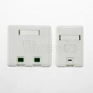 Quality UK ABS Network Cable Assembly ETL Cat5e One Port Faceplate ABS PC wholesale
