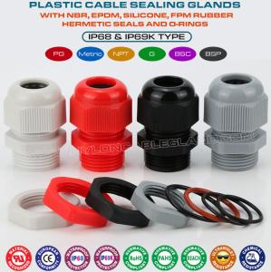 Quality Electrical Cable Gland, Nylon 6, 20mm Metric Thread, M20x1.5, IP68/IP69K, UL94 V-2, para Cable Ø 6-12mm wholesale