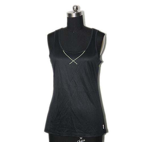100% Polyester Running Tank Tops Ladies Outdoor Sport Clothes With Good