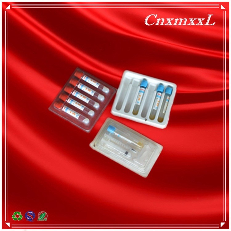 Eco Friendly Transparent PET Ampoule Packaging Tray 10ml Vial Box