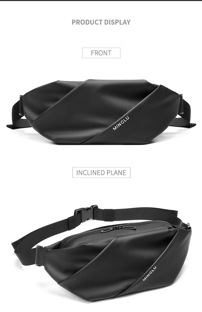 Factory new design wholesale stylish waterproof korean style men crossbody bags sling custom sling bag men sling bag