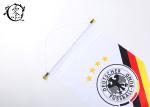Germany Soccer Hanging Youth Football Flags Custom Color UV Fade Resistant