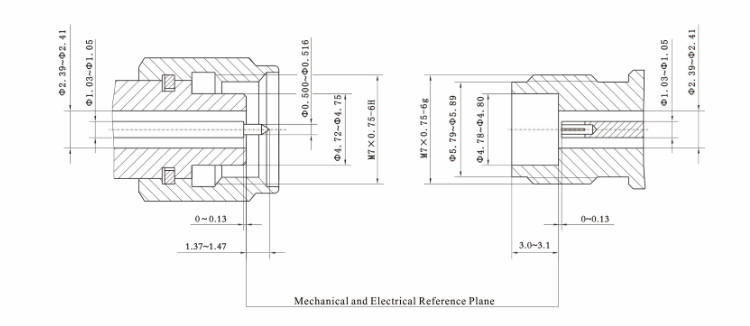 Super Quality Factory Direct 2.4mm Millimeter Wave Connectors with High Frequency