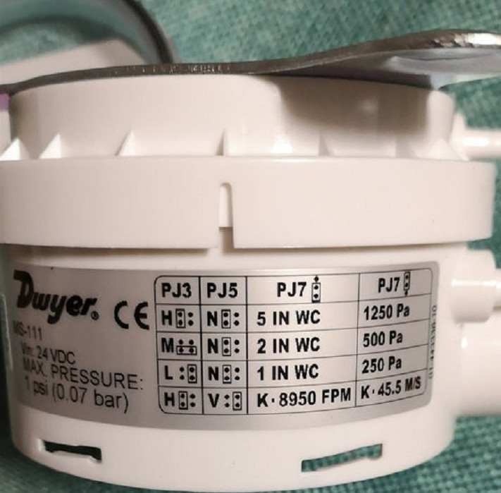 MS-111-LCD Dwyer Magnesense Differential Pressure Transmitter