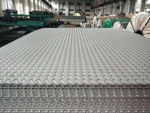 Quality 4x10 Ft Embossed SS Sheet Metal 316 Stainless Steel Diamond Plate 2B BA wholesale