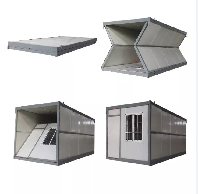 Customizable Collapsible Container Homes Steel Frame Folding Container House