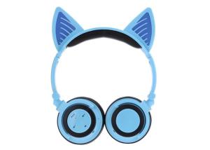 Quality Deep Base Sound Wireless Stereo Headphones Blue Color 40MM Speaker wholesale