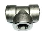 Silver Reducing Tee Fitting High-Temperature Performance 400°F Rating