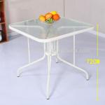 Tempered Glass Center Coffee Table , Eco Friendly Modern Dining Room Table