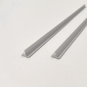 Quality Decorative 8mm T Shape Aluminium Trim Profiles Silver anodized matt wholesale