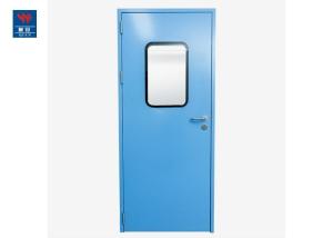 Quality Fireproof Steel Frame Biopharma Fire Doors For Hospitals wholesale