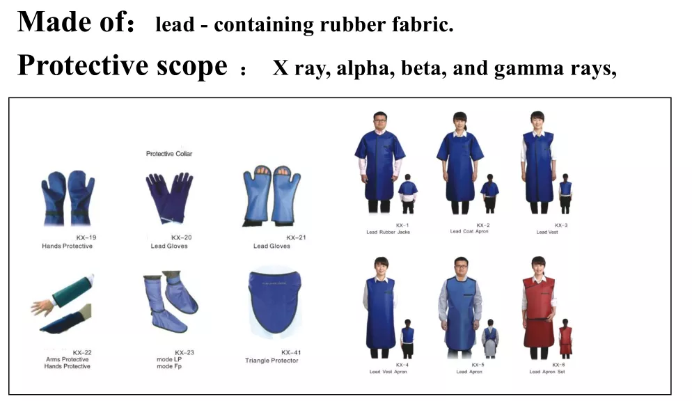 Customizable X Ray Lead Radiation Protection Apron With 0.5 MmPb / 0.35 MmPb