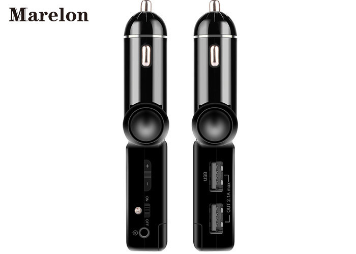 Professional Grade Bluetooth Car Charger Full Frequency FM Transmitter