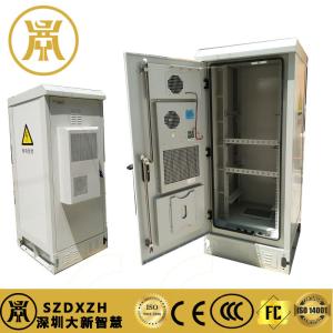 Quality Rustproof Waterproof Power Supply Cabinet , Electrical Control Cabinet 2 Compartments wholesale
