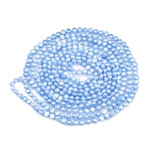 Quality Purple 7-8mm Freshwater Cultured Baroque Shape Pearls Necklace 100 Inches(FN08281BLUE) wholesale