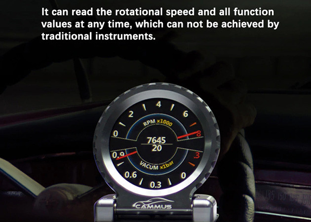 LCD OBD2 Oil Pressure Gauge