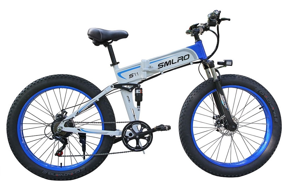CE Certificate EU Quality 26x4.0 inch Fat Tire Folding E-Bike 1000W Motor 13AH Battery Electric Bike Drop Shipping Available
