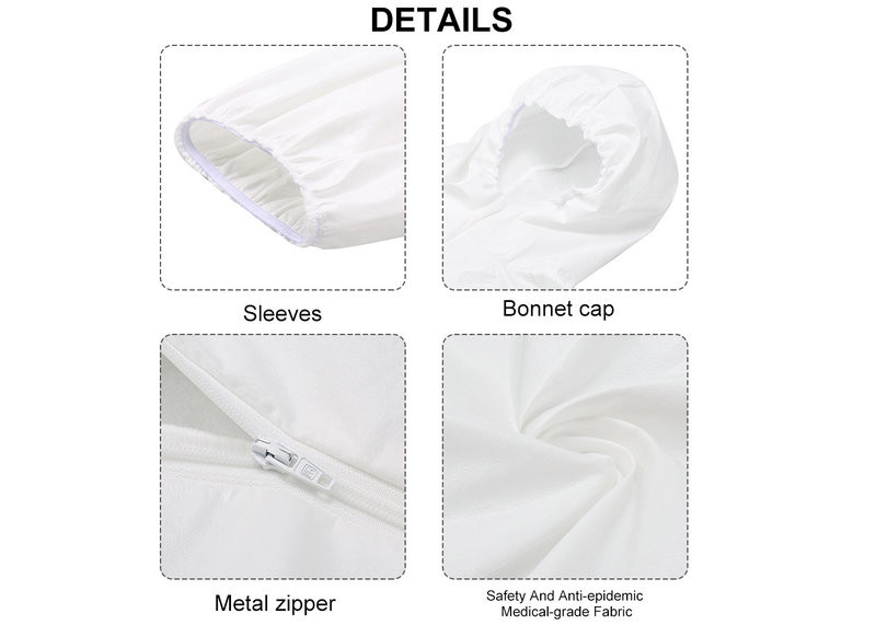 Breathable Medical Protective Coveralls Antistatic Disposable Coverall Suit
