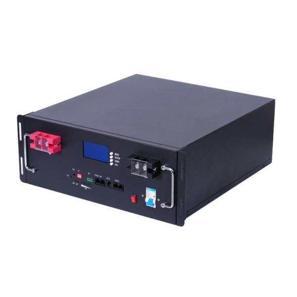 Rack Mount Lithium Iron LiFePO4 Battery 51.2V 100Ah Reliable Power 6000 Cycle