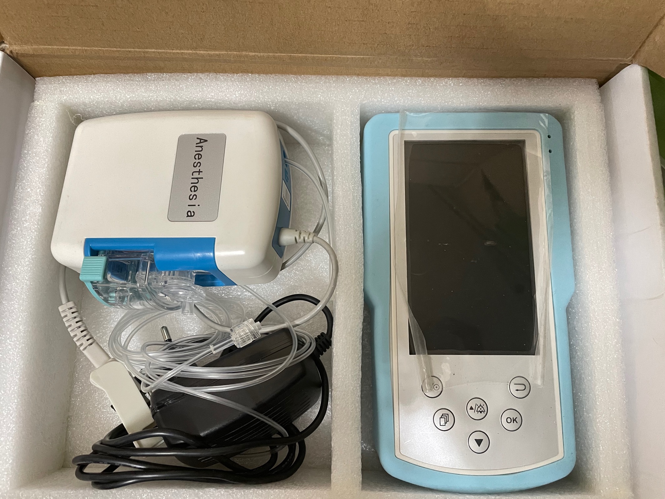 Handheld anesthesia agent Gas Analyzer BBL419 for EtCO2, FiCO2, RR, EtN2O, FiN2O, EtAA, FiAA
