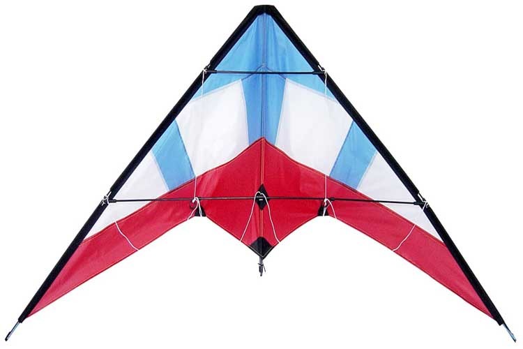 Hilly Pattern Delta Stunt Kite 100% Nylon Fabric Material Oem / Odm Acceptable