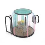 Height 2.5m Clear Bubble Tents Outdoor Clear Dome For Winter Greenhouse