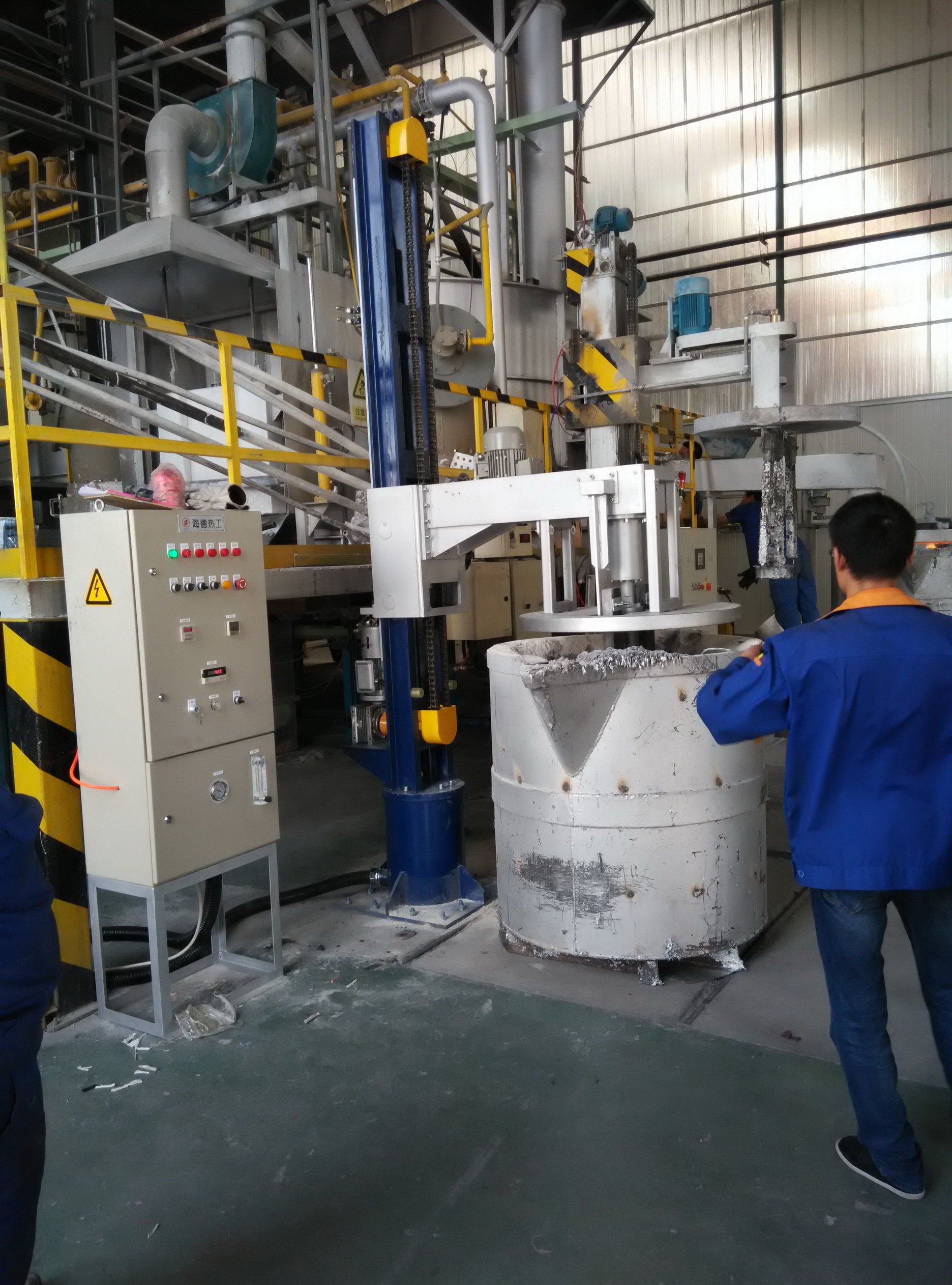 Improve Your Refining Process with Aluminium Degassing Machine 0-99 min Time Moisture ≤3 ppm 1000 KG Weight
