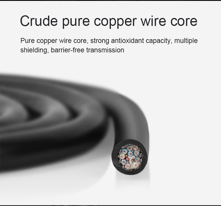50m 4k HDMI AOC Cable Coaxial Type With PVC Jacketed MALE To MALE